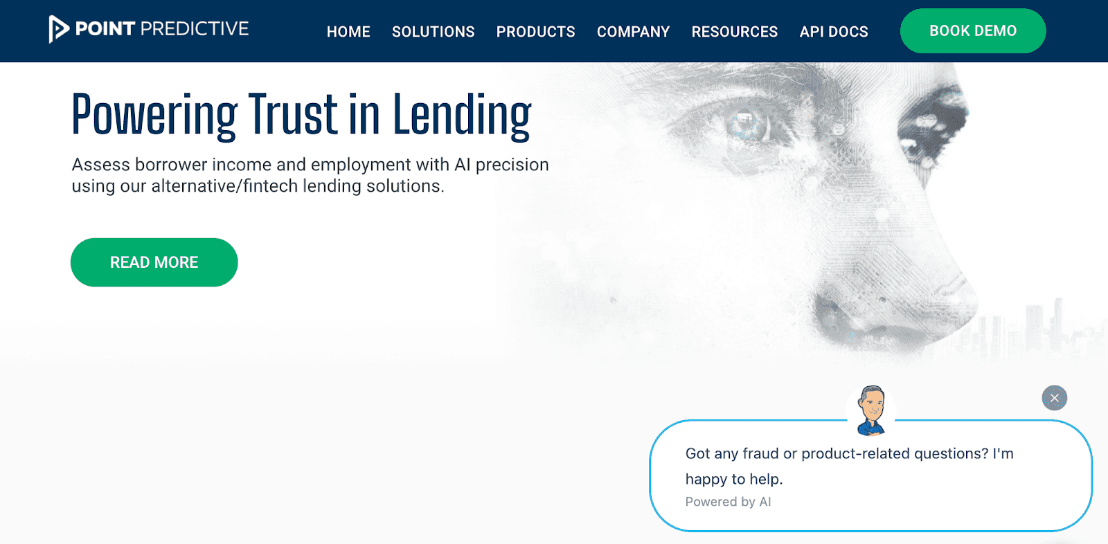 Point Predictive homepage