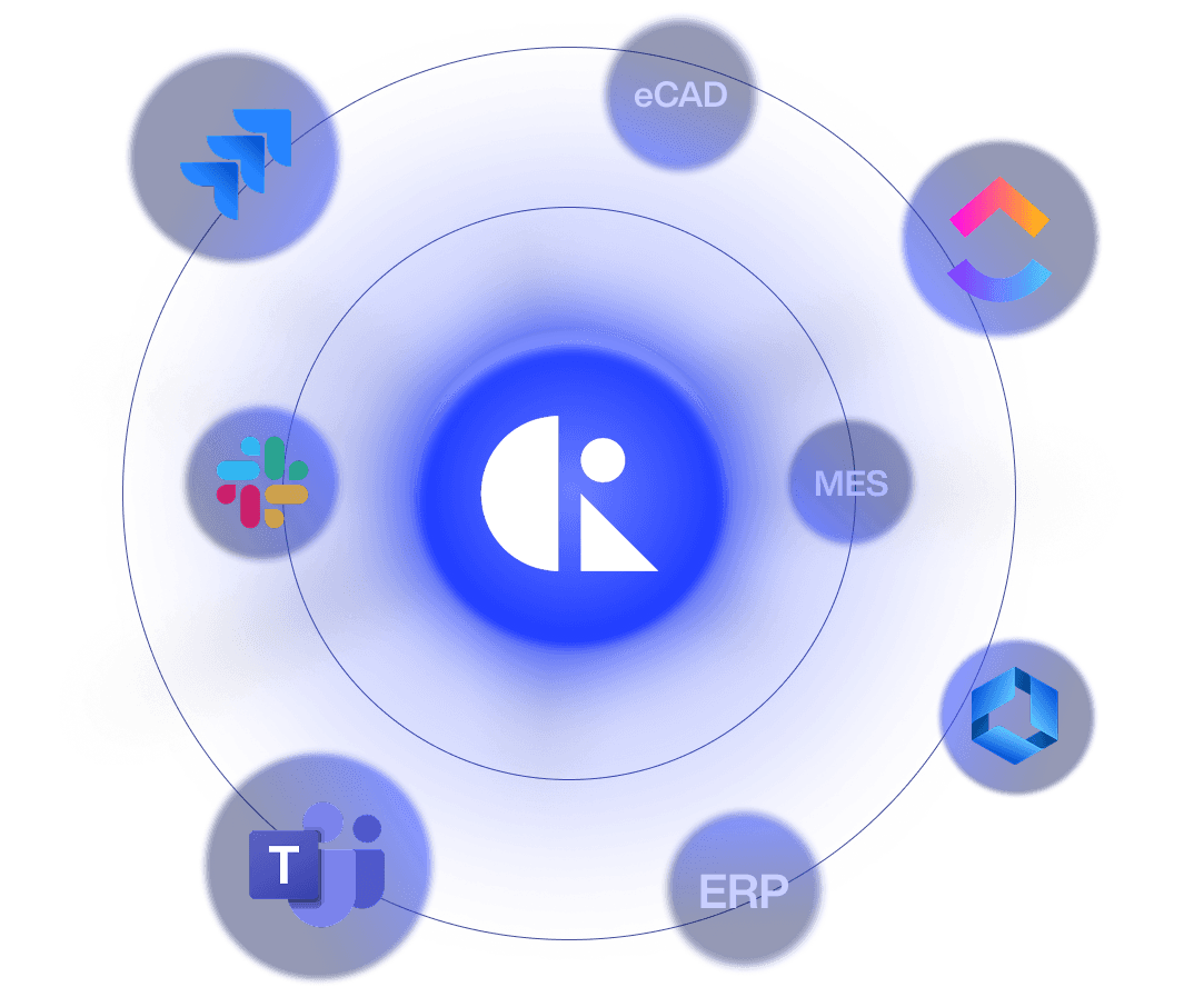 API and webhook integrations connecting CAD Rooms with popular engineering workflow tools and systems