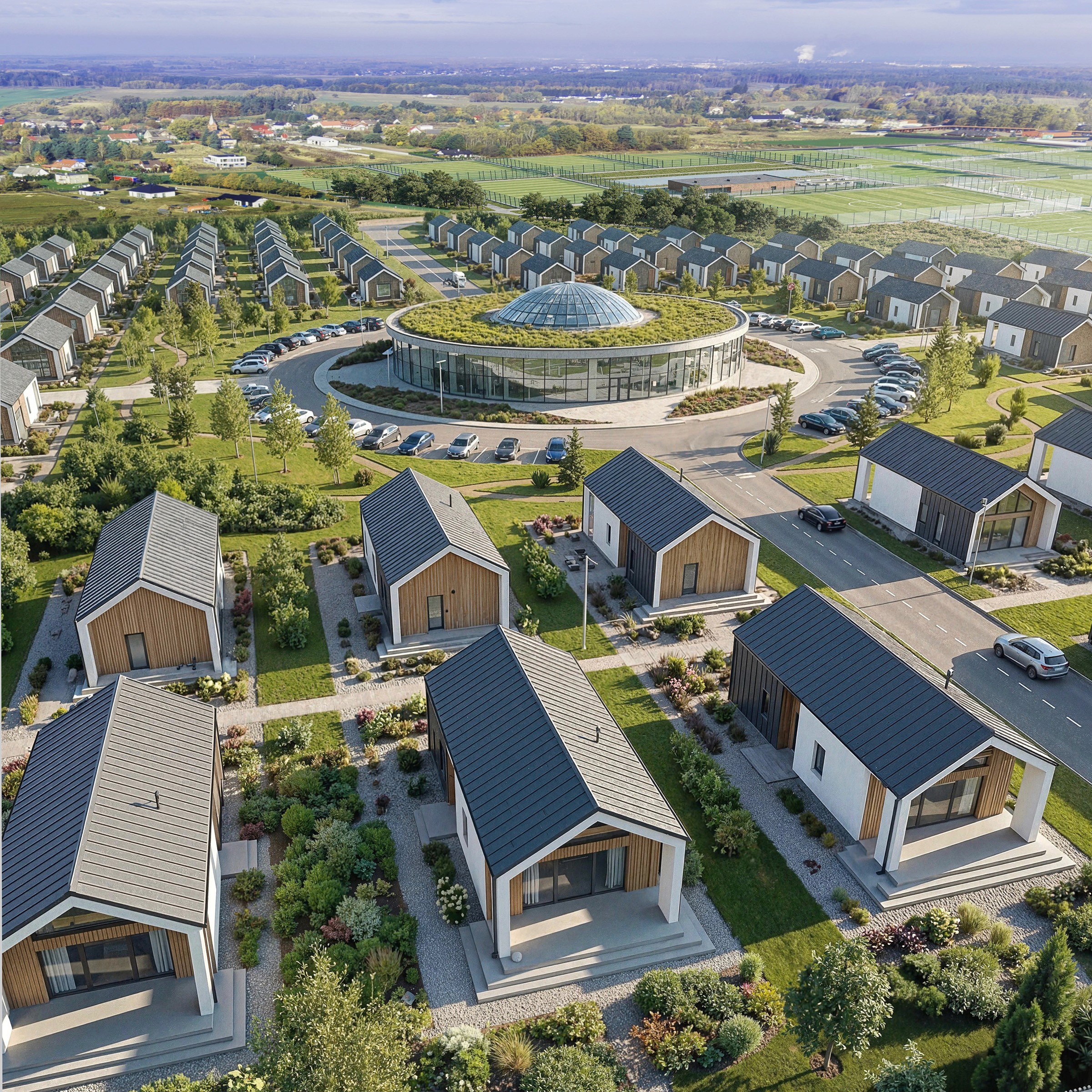 Wioska Camp Turowo z koloseum