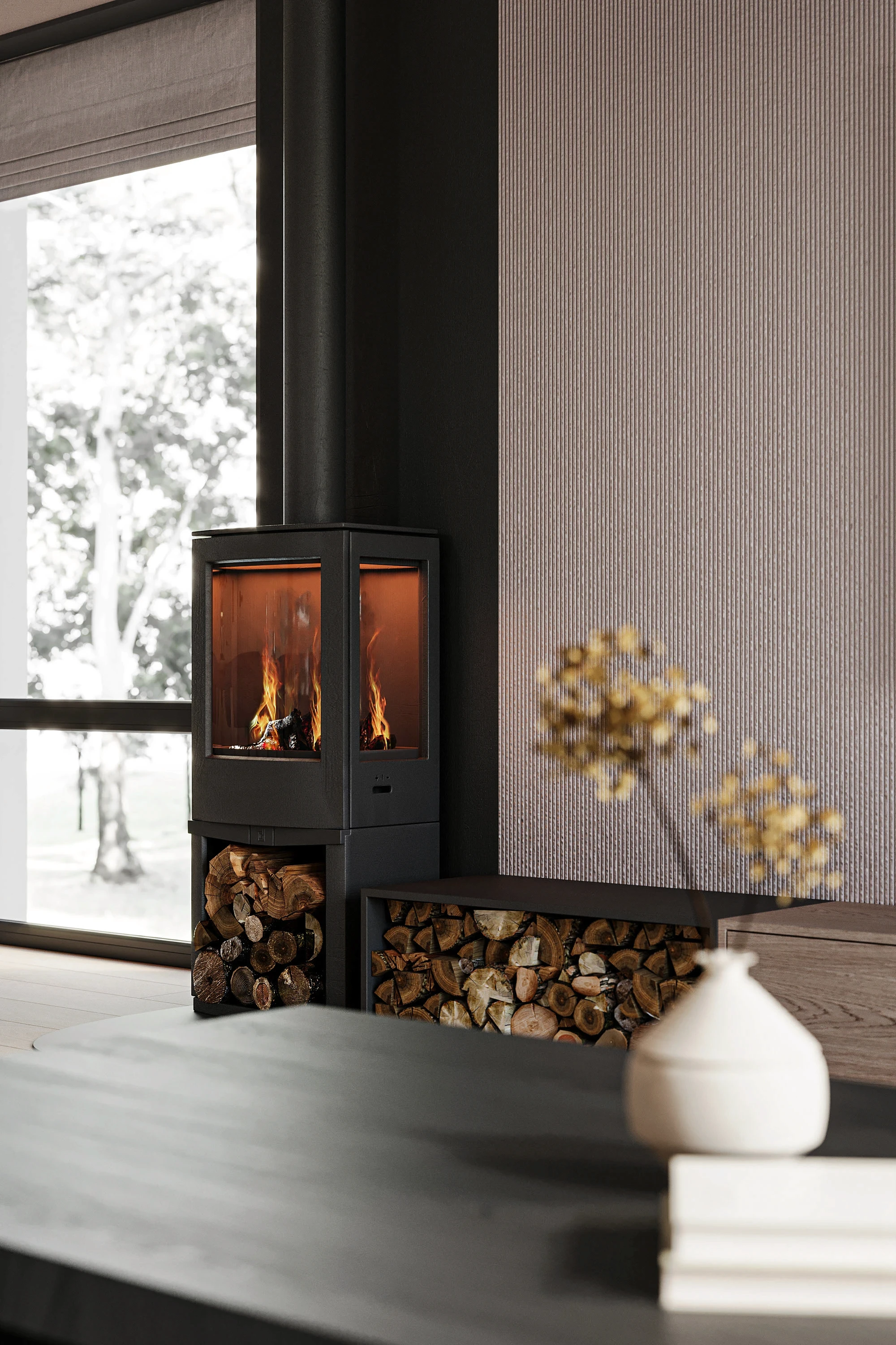 Інтер’єр проєкту Natural Ease — студія U Design