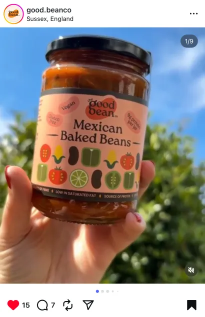 Good Bean Co Mexicam Baked Beans Jar