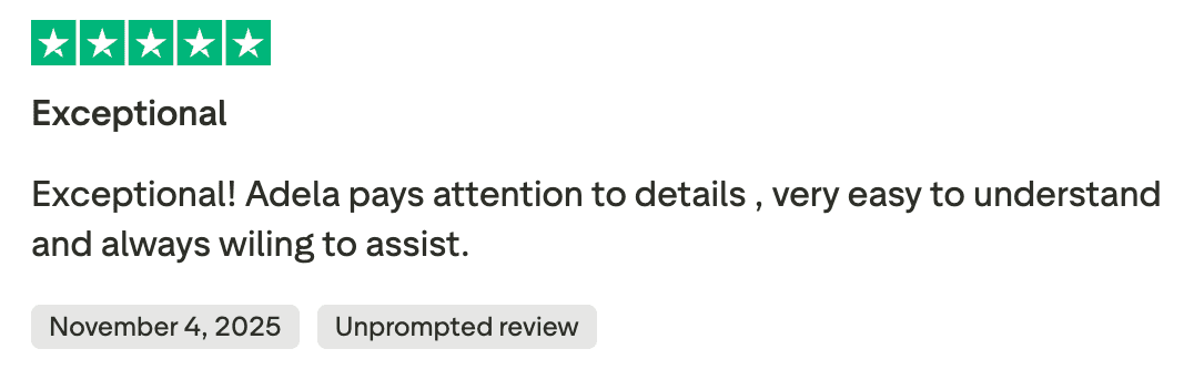 5-star review praising ZIK Analytics support as exceptional