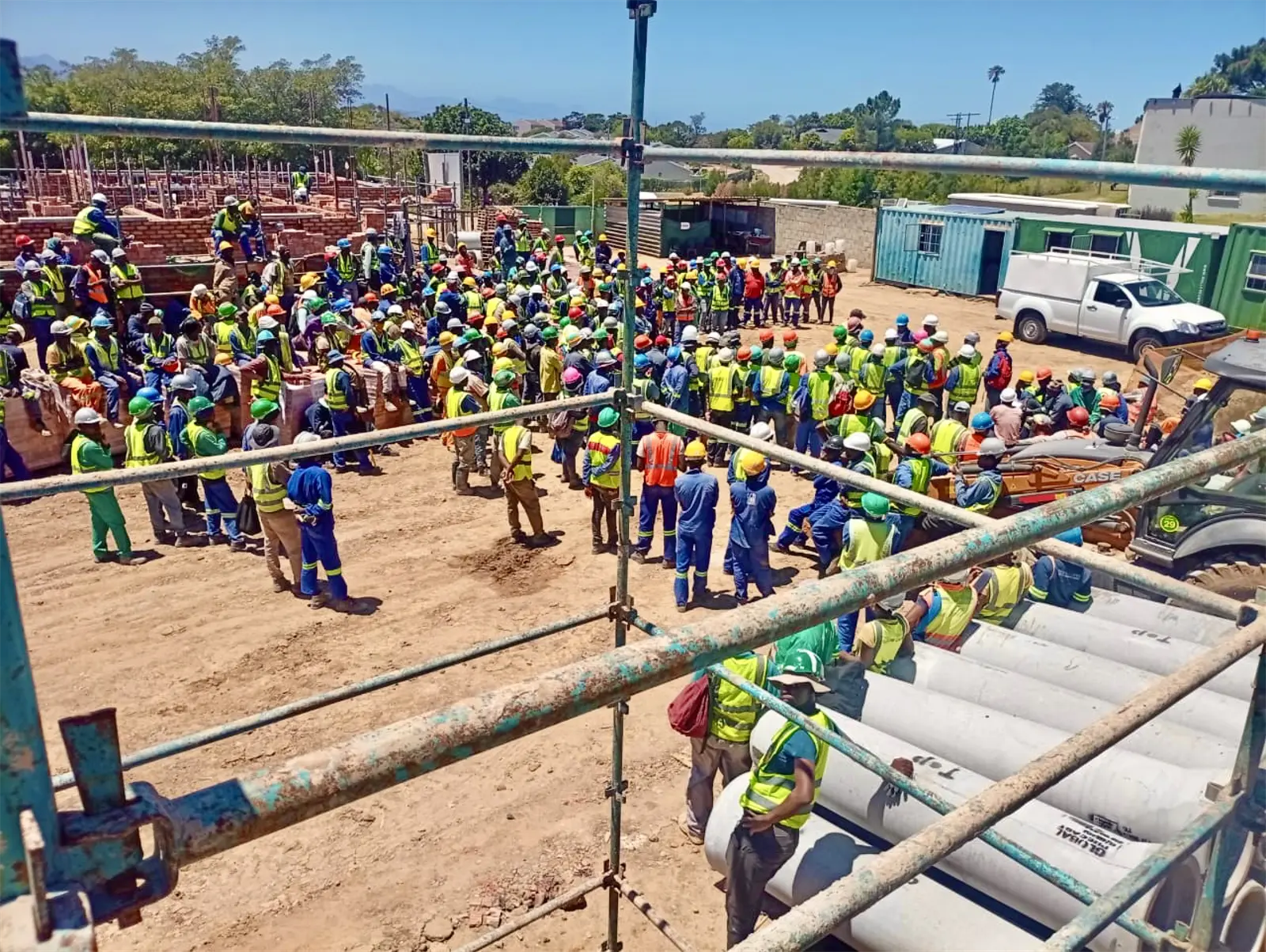 Woman planning about structure