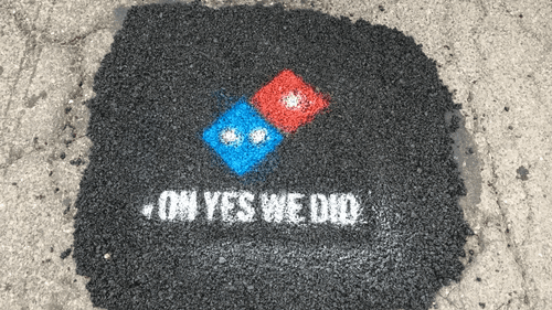 Dominoes marketing example
