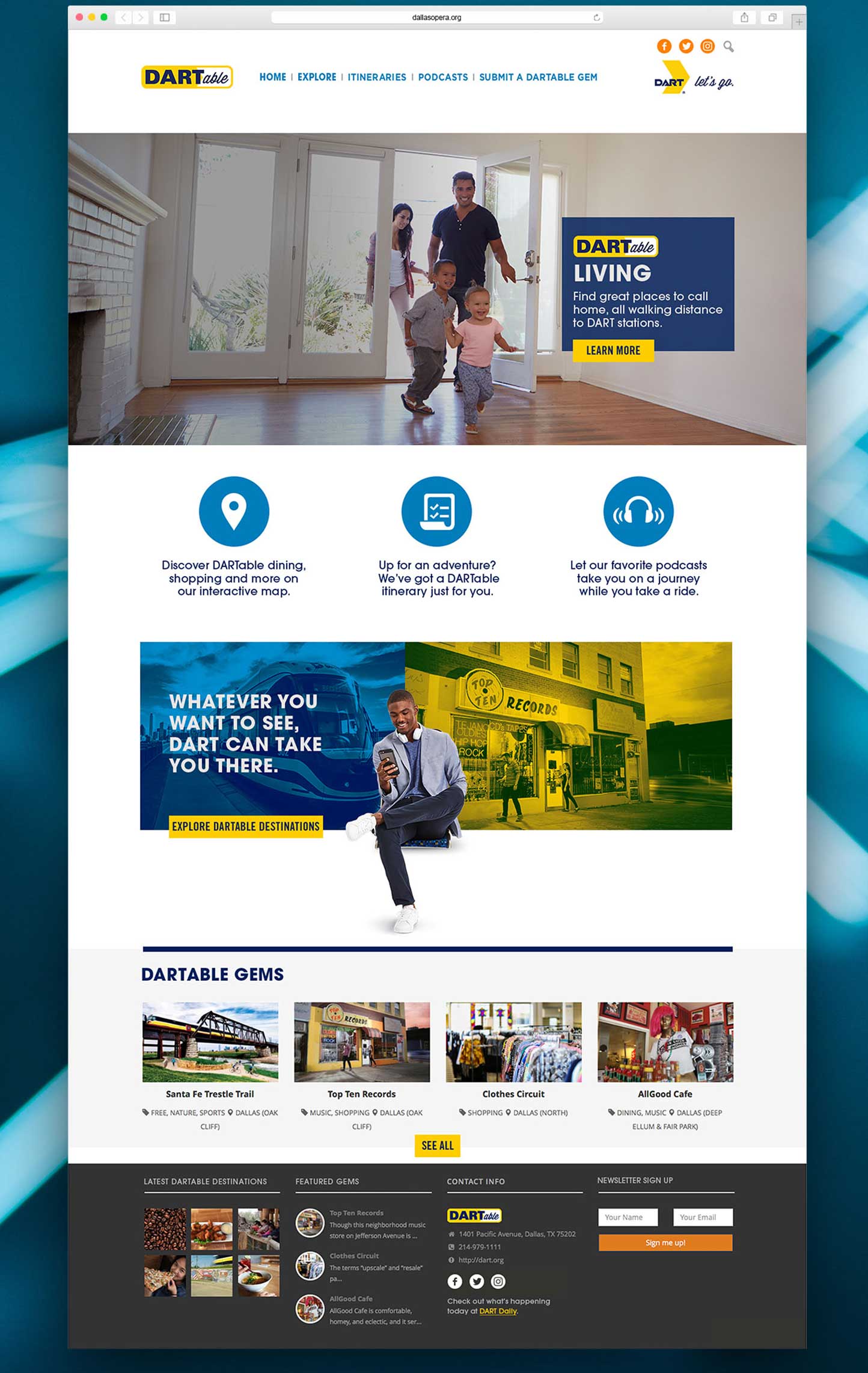 website homepage branding