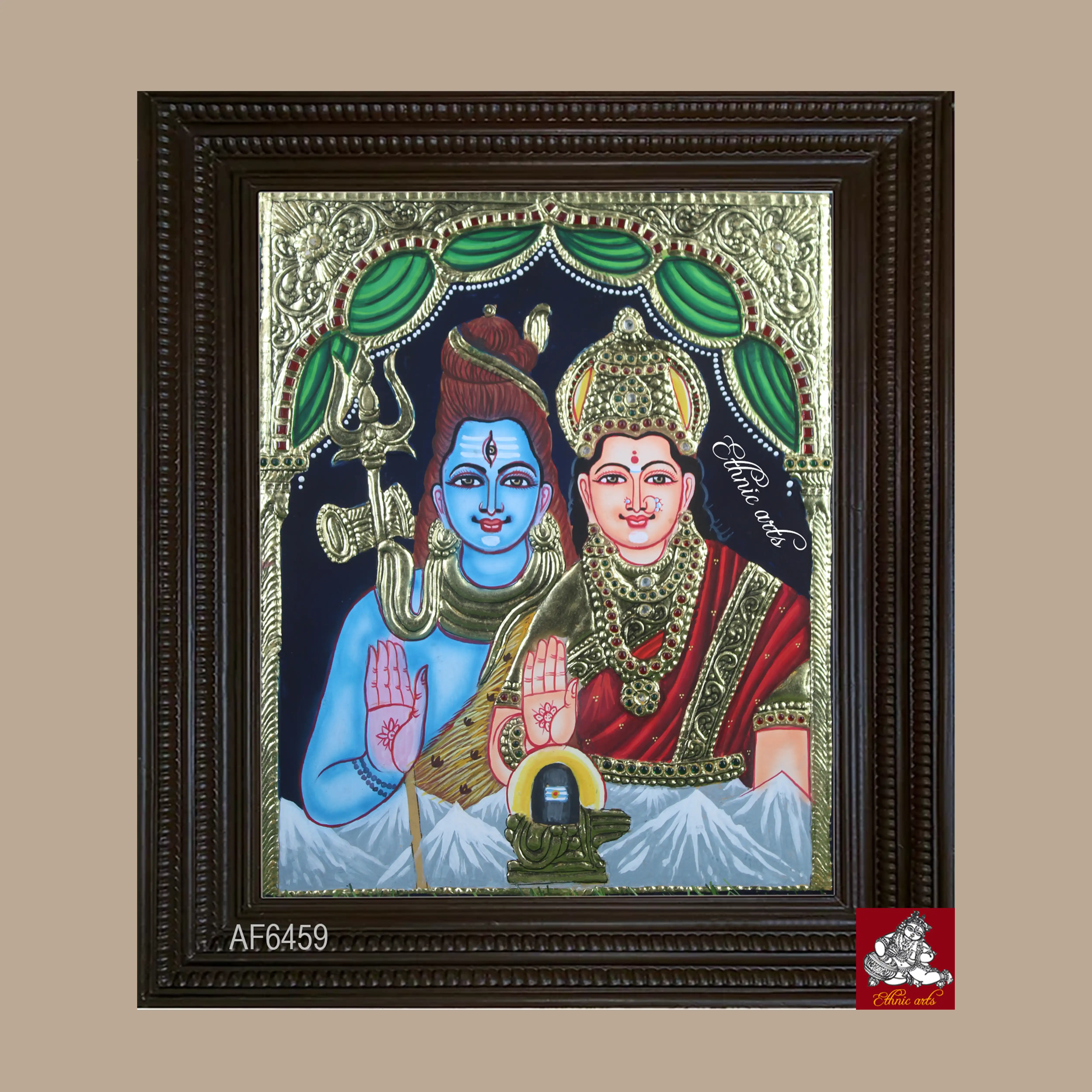 Tanjore Painting of Shiva