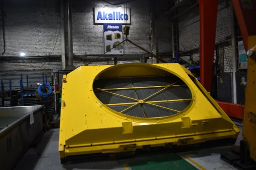 Mesabi radiator inside Akaliko workshop