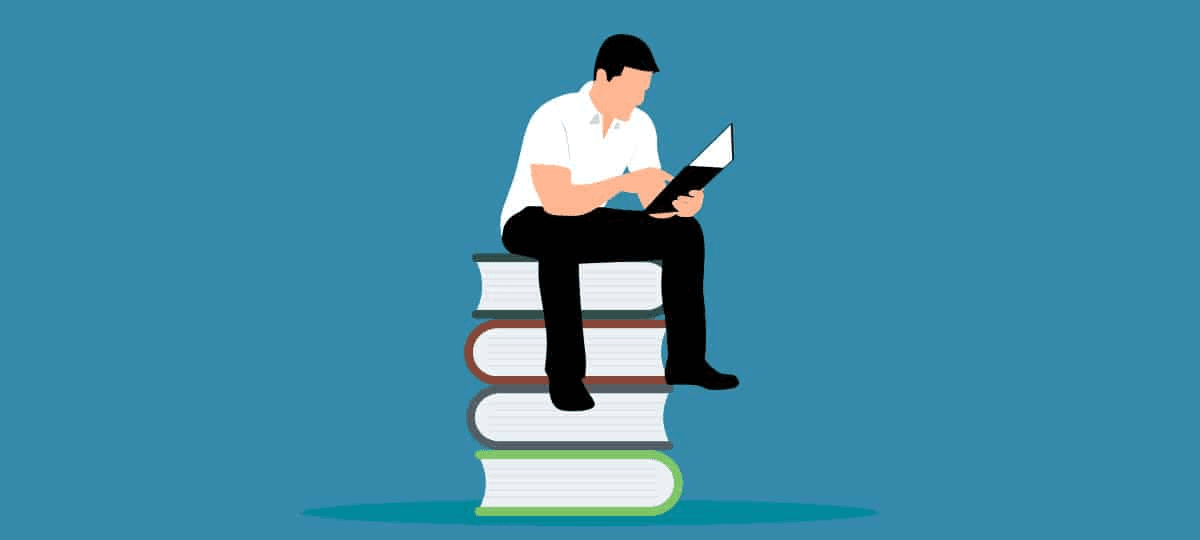 High school student narrowing a broad research topic into a focused, publishable research question with notes and academic journals