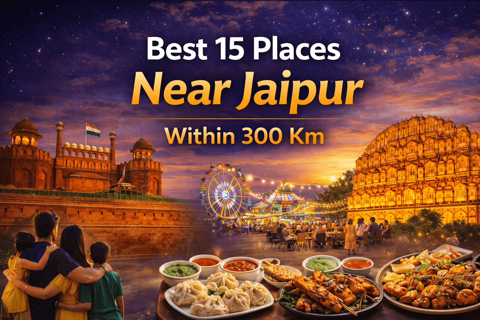 Best 15 Places Near Jaipur Within 300 Km