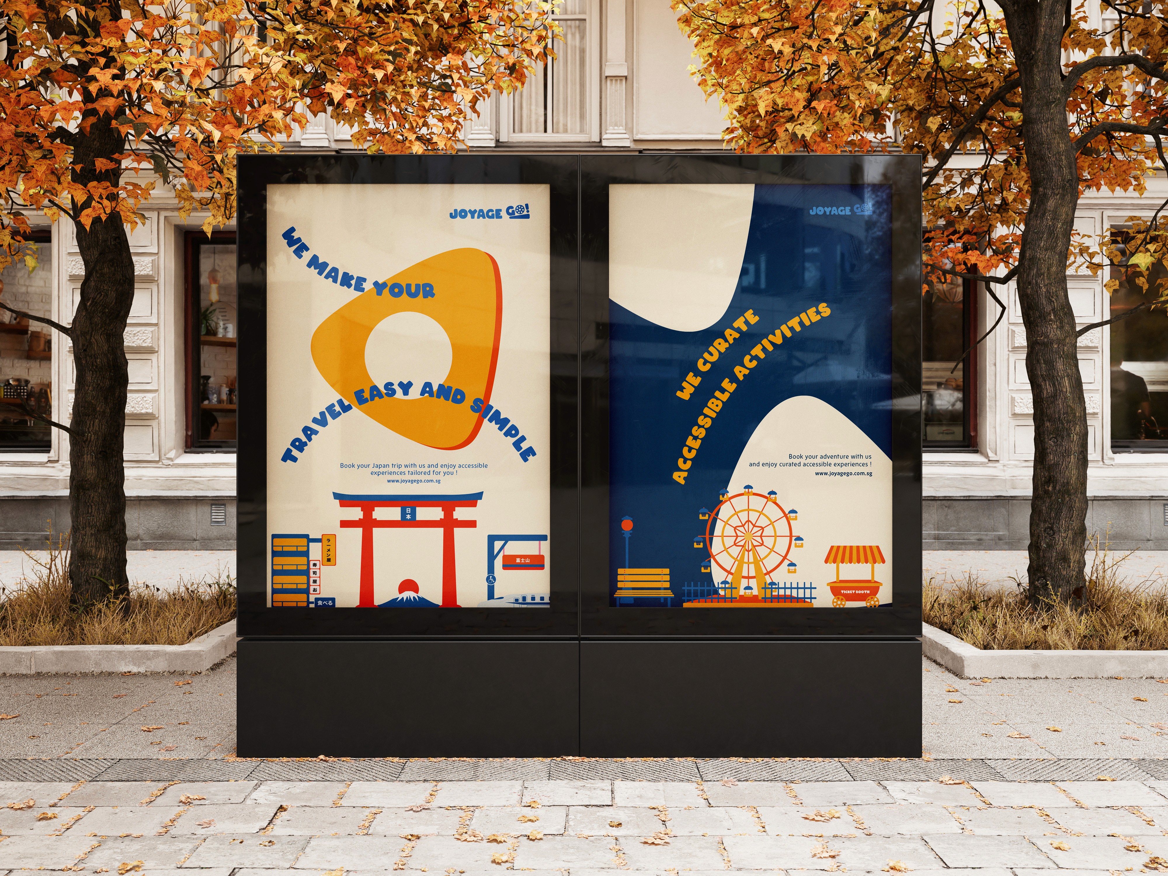 Pastel ice cream packaging design with retro typography on pink background