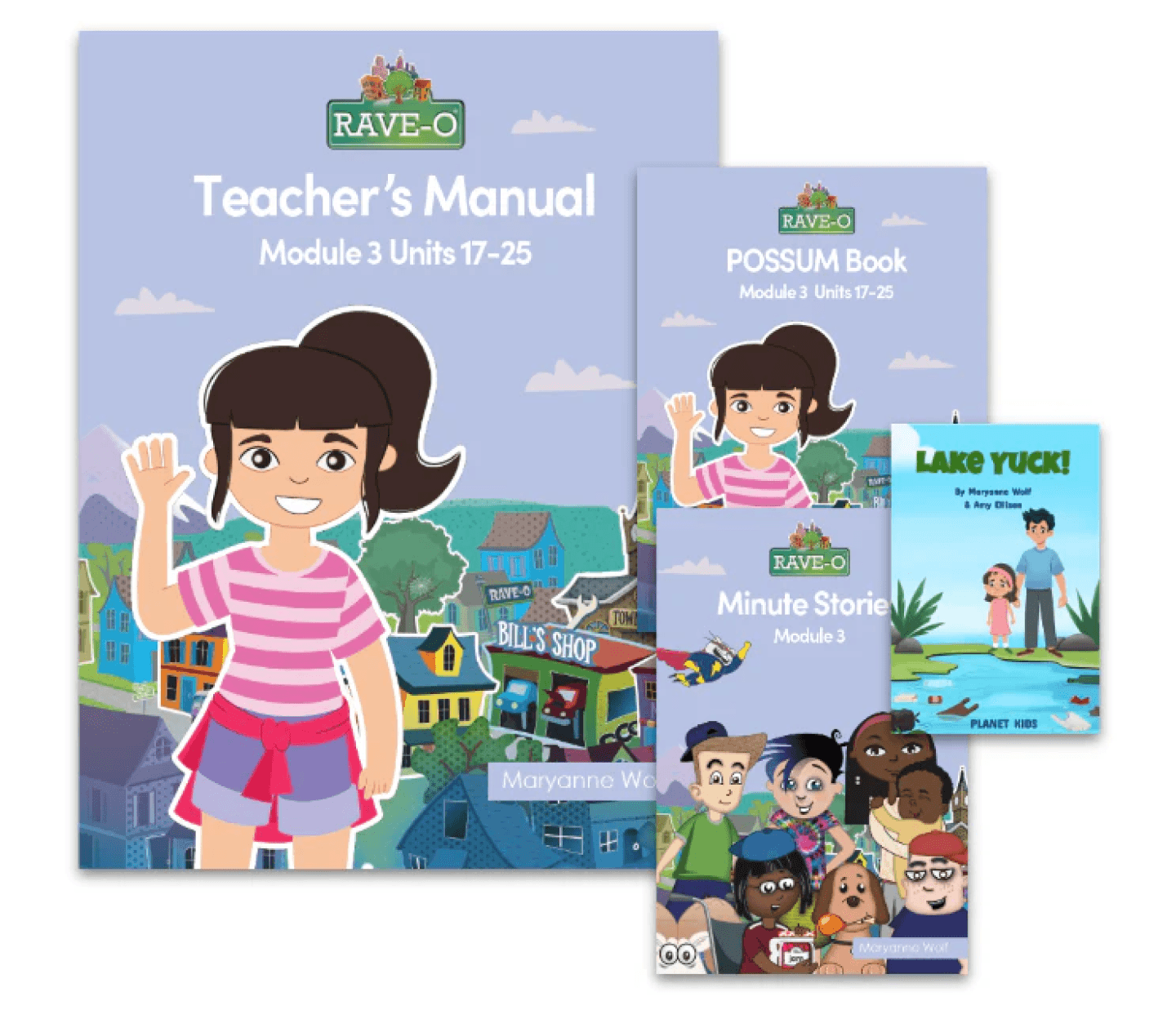 RAVE-O Teacher Guides used in the RAVE-O training workshop on reading fluency strategies.