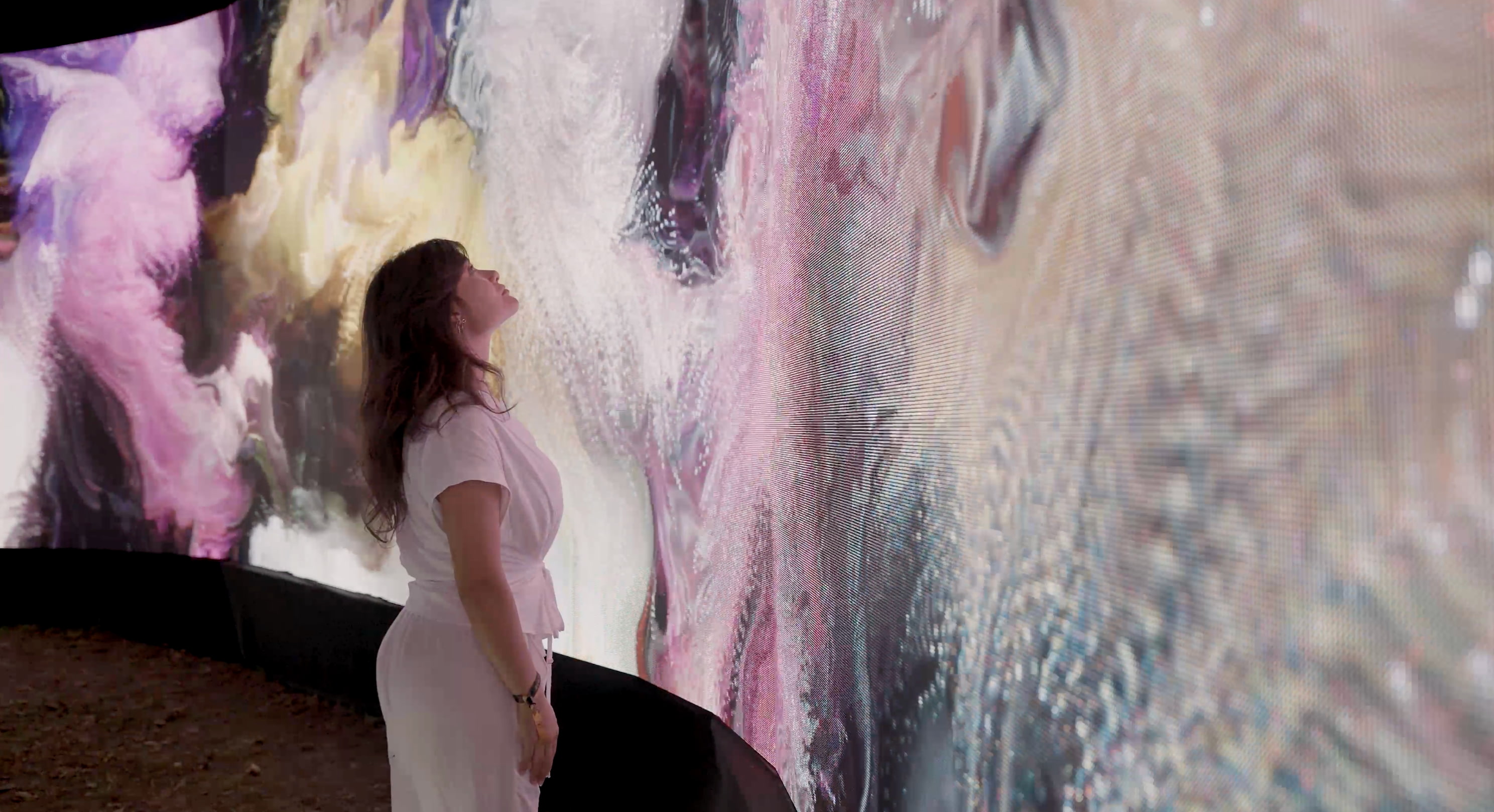 Interactive art installation by RenaiXance at UNTOLD Festival Romania 2025 – Bitopia.