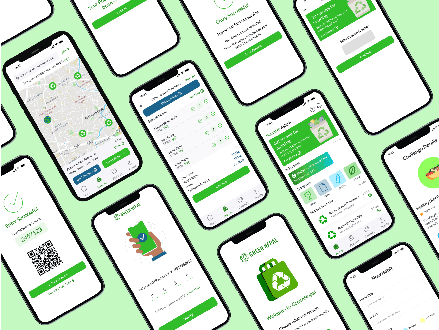 recycle app designs