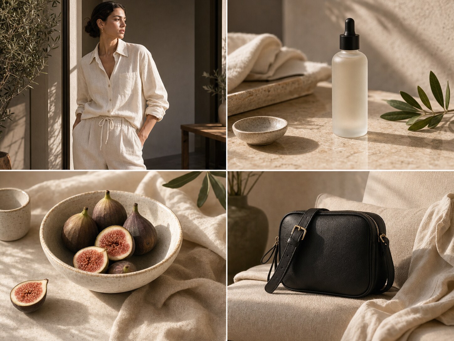 Finished ecommerce visuals for fashion, beauty, homeware, and accessories.