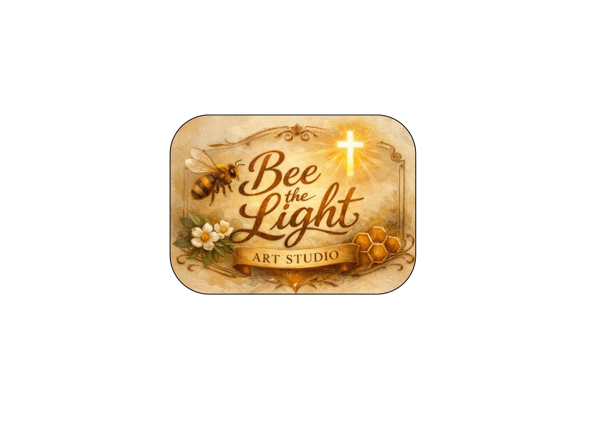 Bee the Light Art Studio logo