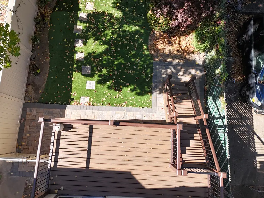 Luxury backyard deck construction project by Jewel Construction in Brooklyn