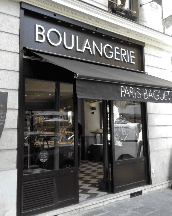enseigne lettres boulangerie