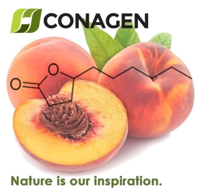 Found in many ripe fruits and particularly peaches, γ-Decalactone is a versatile compound used commercially in formulations with distinctive fruit flavors of peach, apricot and strawberry in food, beverage, fragrance, nutrition, renewable materials, and pharmaceutical markets.