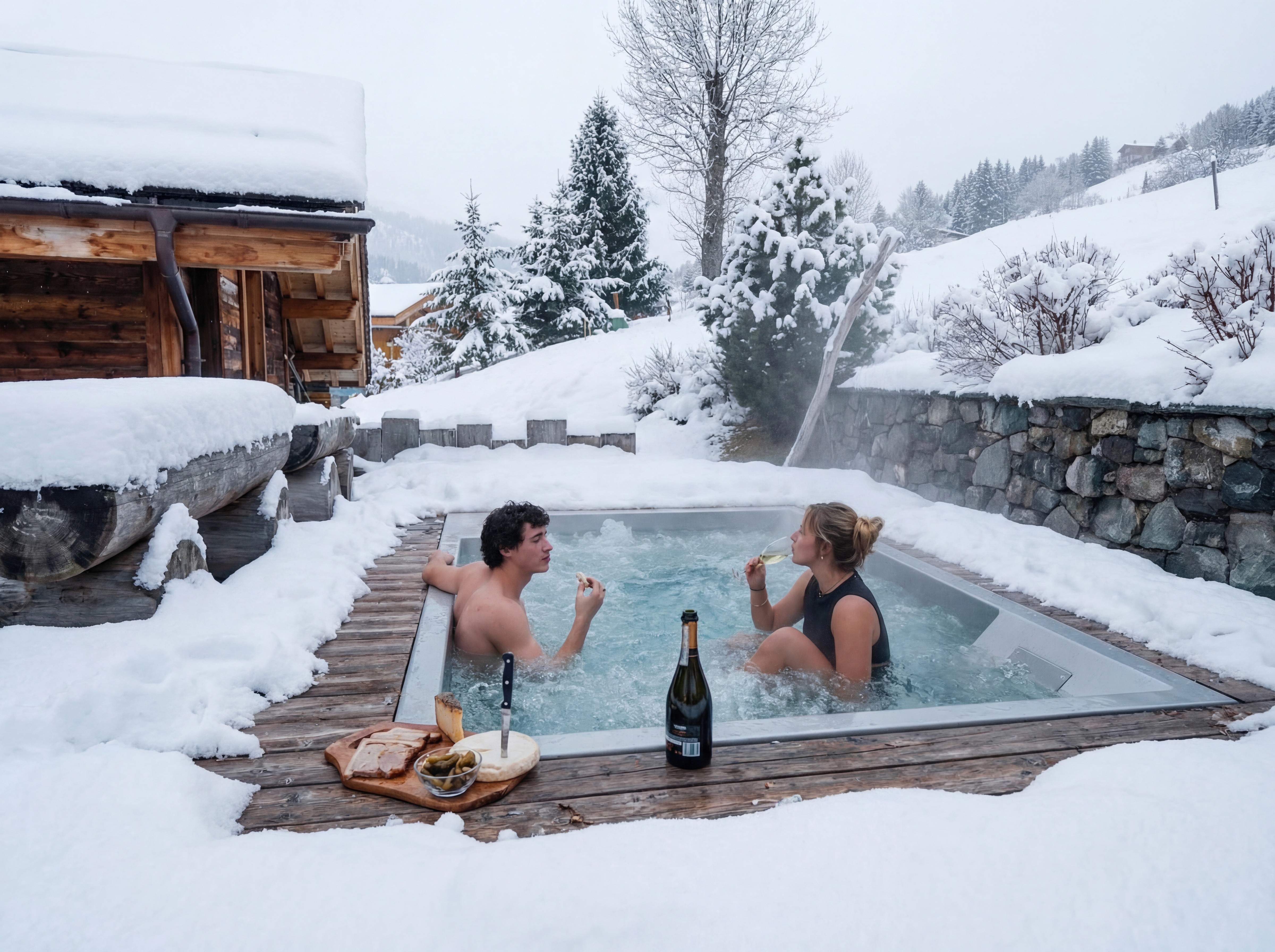 Location chalet jacuzzi