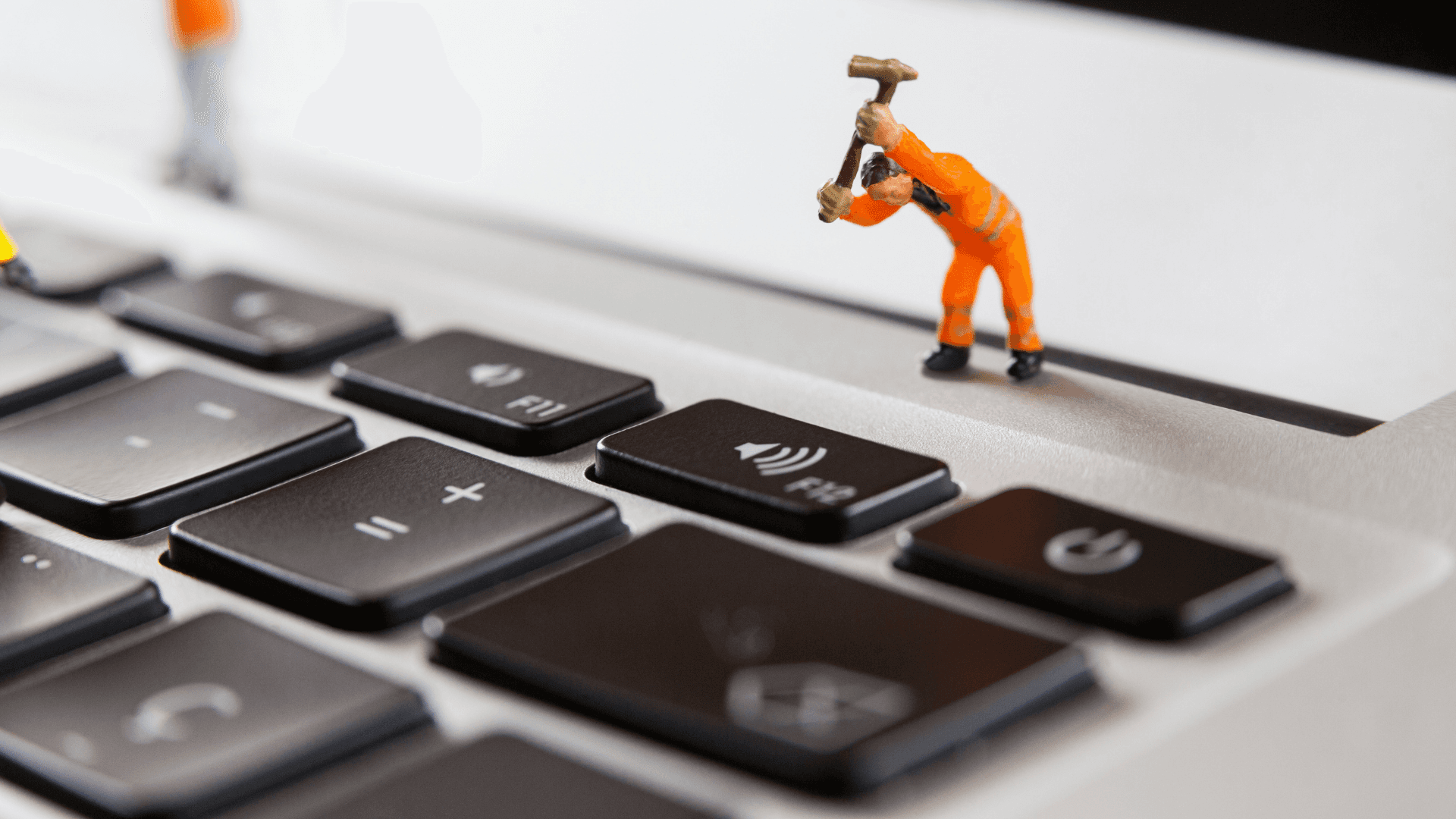 Wooden blocks on desk