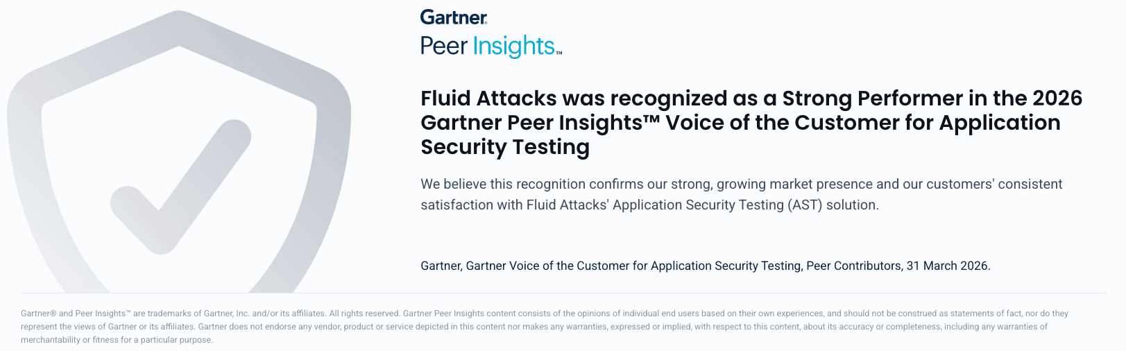 Gartner Strong Performer banner