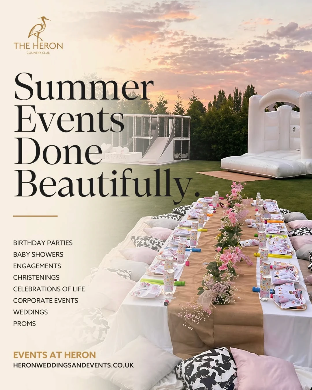 The Heron Country Club: Summer Events