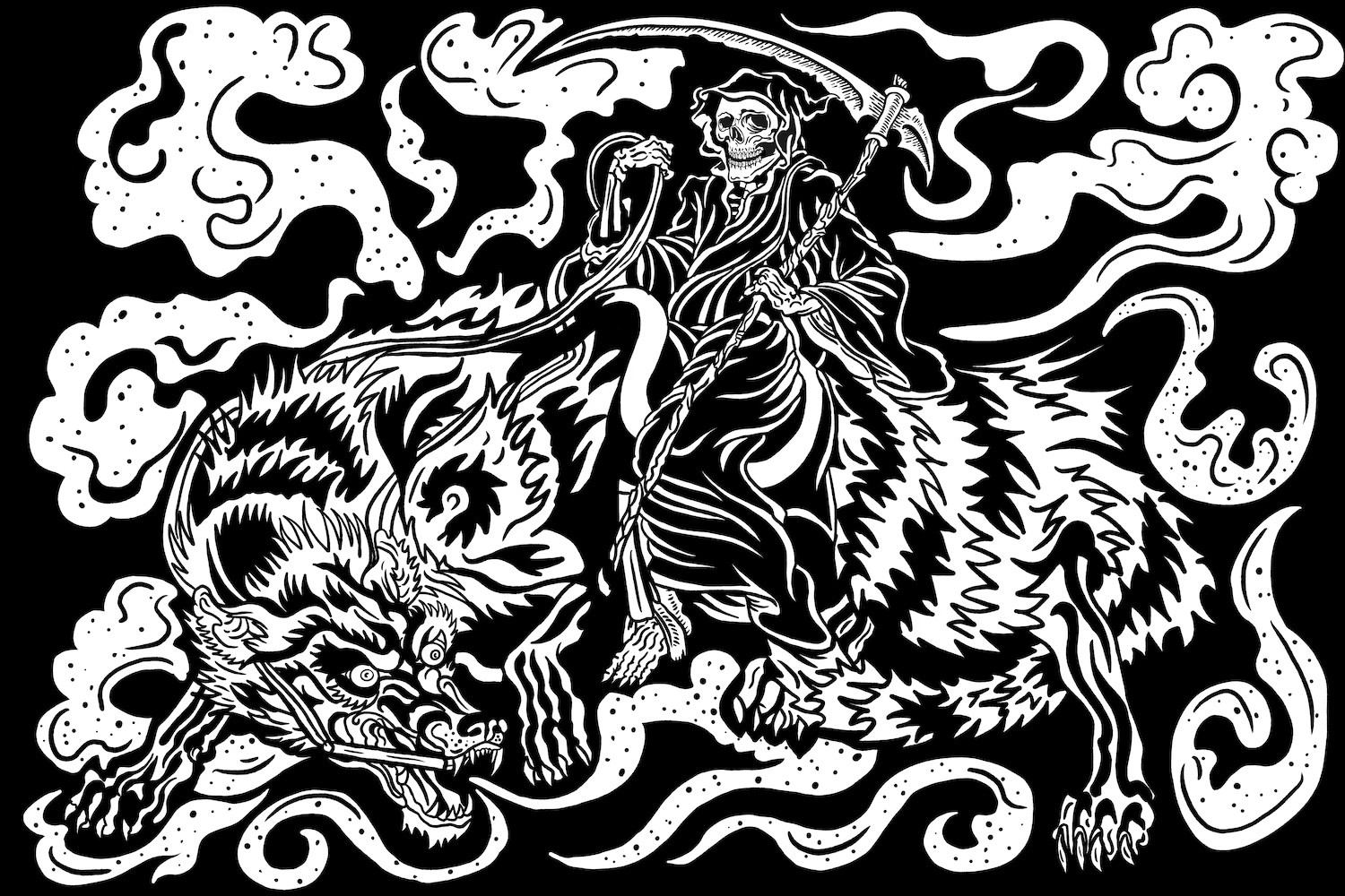 Death Rider Illustration