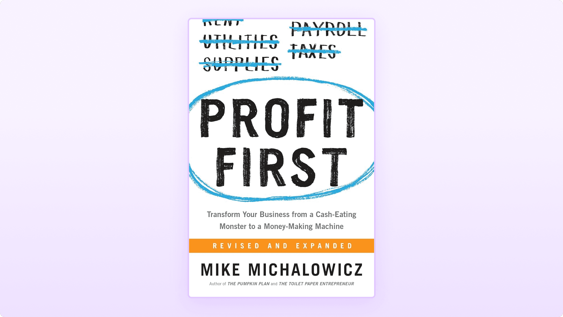profit first transform your business from a cash eating monster to a money making machine book