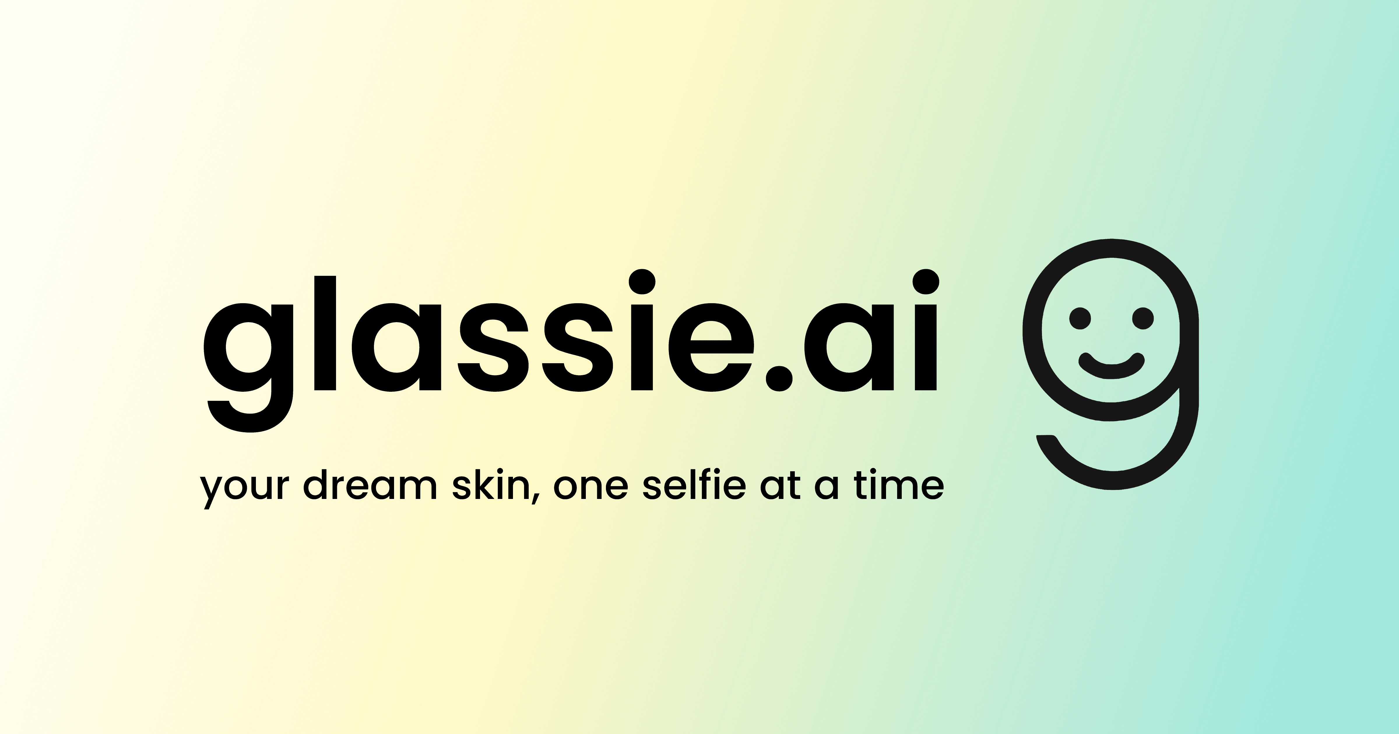 Glassie skincare tracking app logo