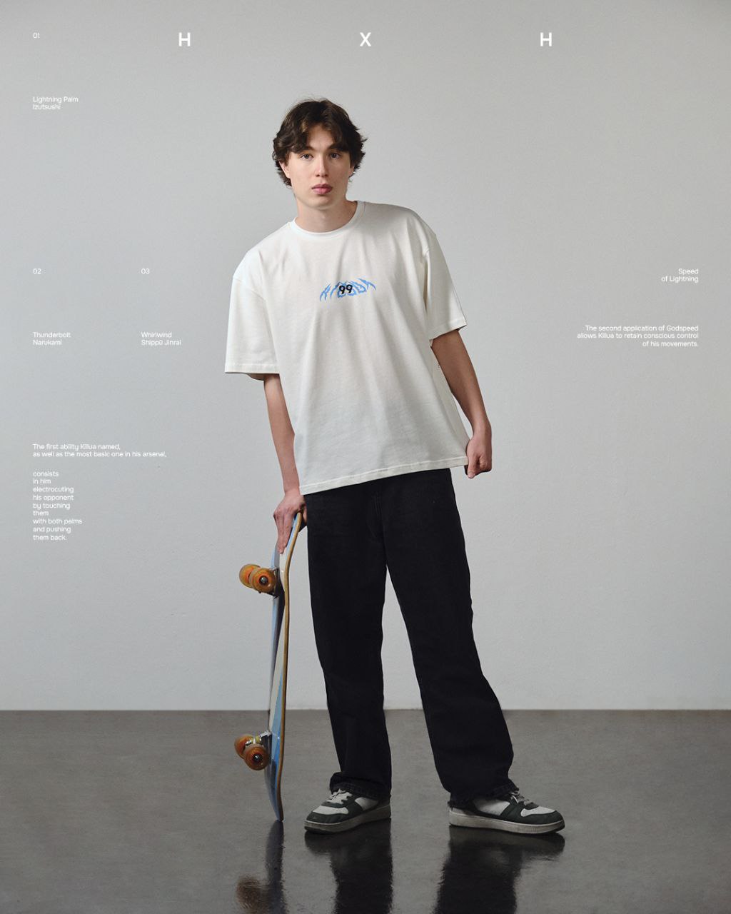 Godspeed Assassin / Killua Zoldyck Inspired Oversized Tee
