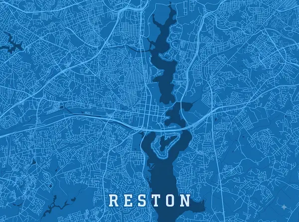 Reston  Virginia Map