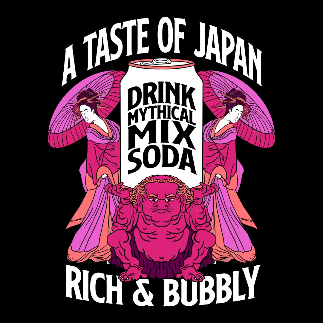 Mythical Mix Taste Of Japan Illustration