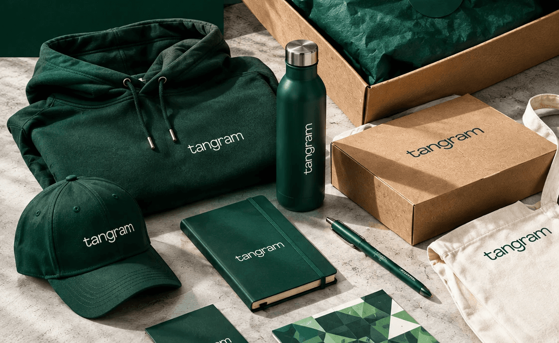 Tangram branded professional merchandise kit
