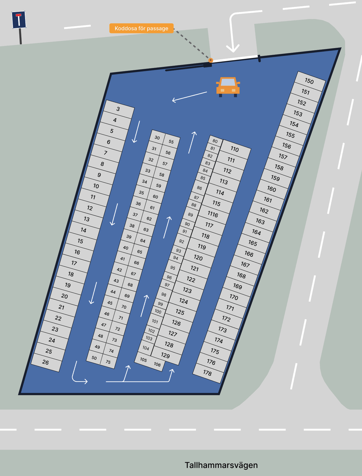 Karta över anläggnigen