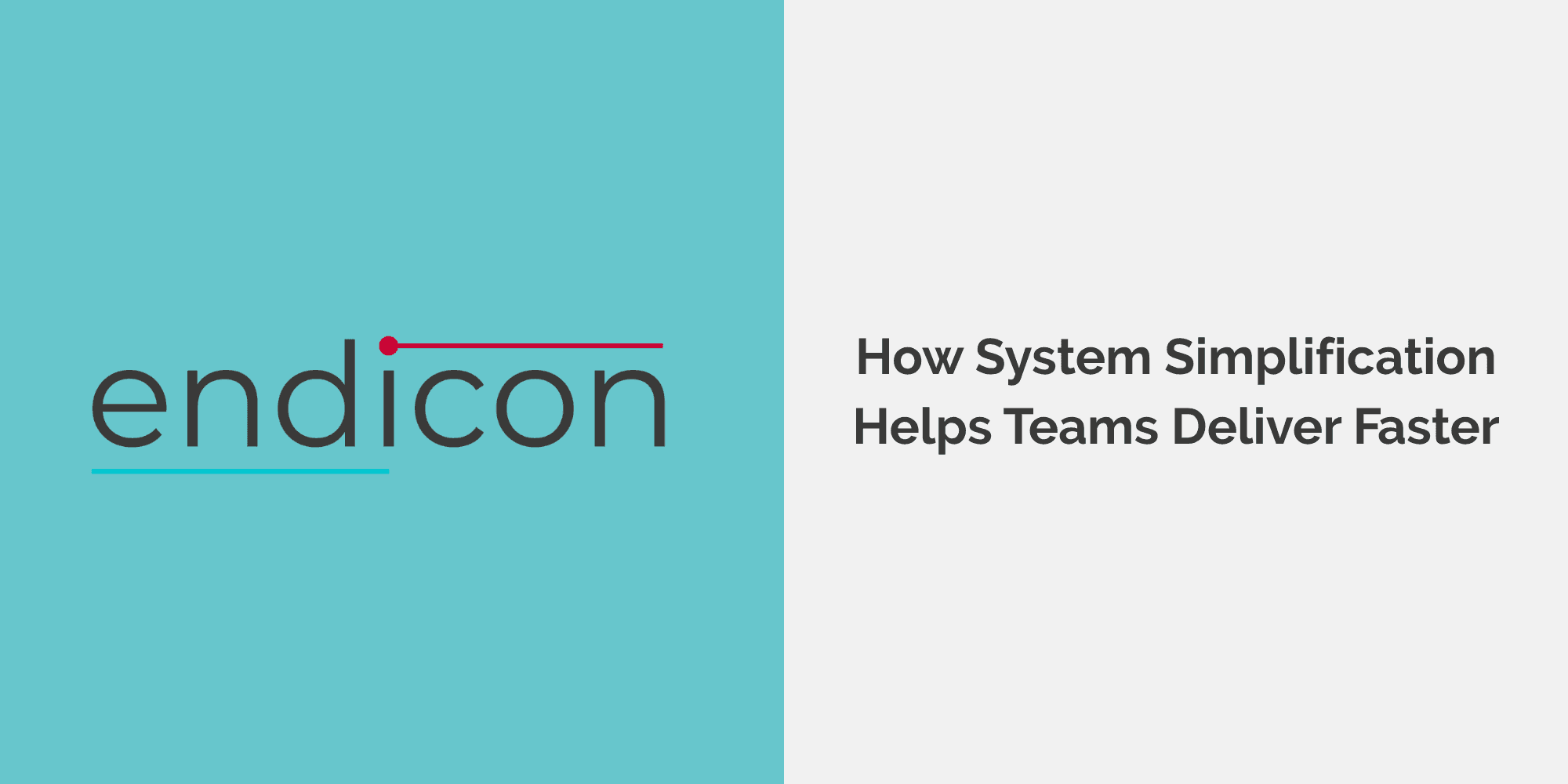 Software team reviewing a simplified system architecture to improve delivery speed