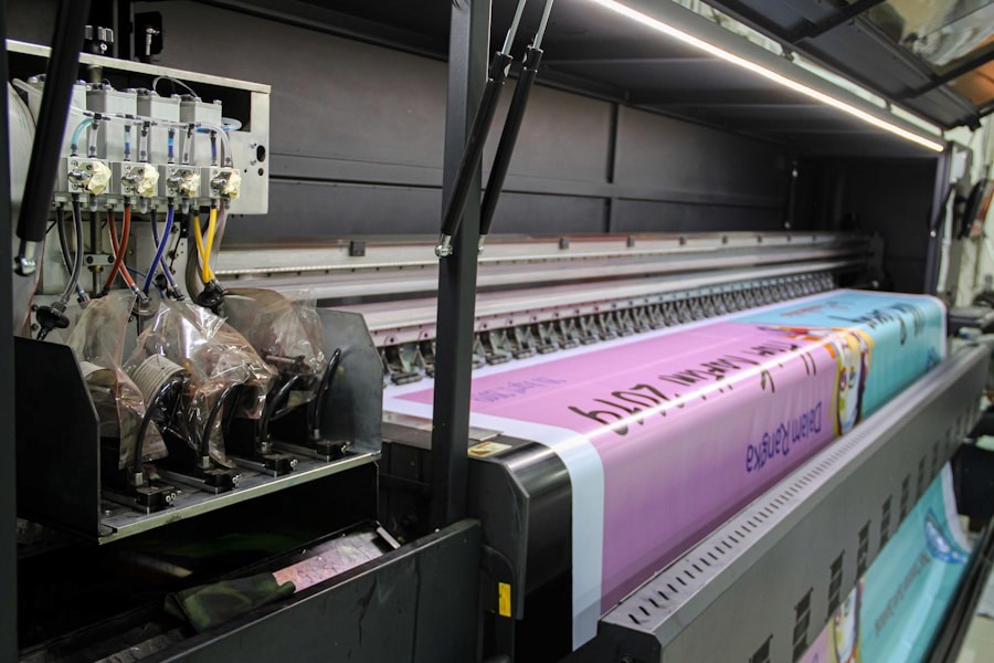 Large format print machine