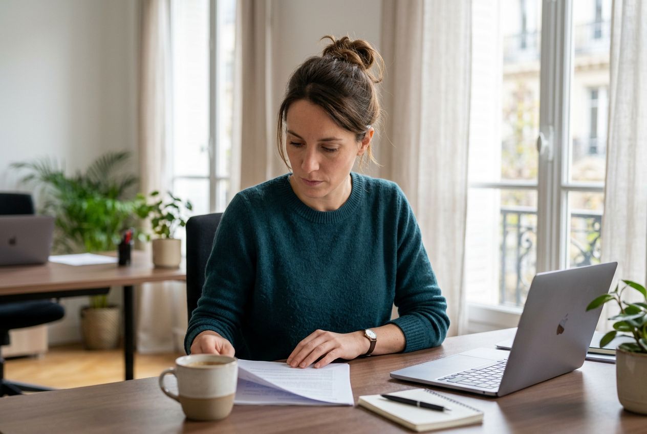 Secrétaire travaillant avec rigueur et professionnalisme