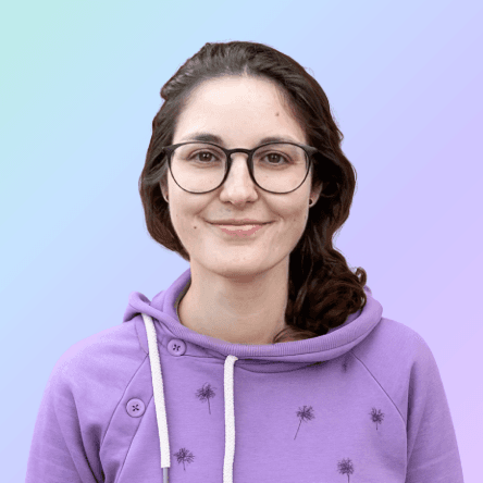 Rabea, Product Designerin und Developerin mit Fokus auf Framer Websites