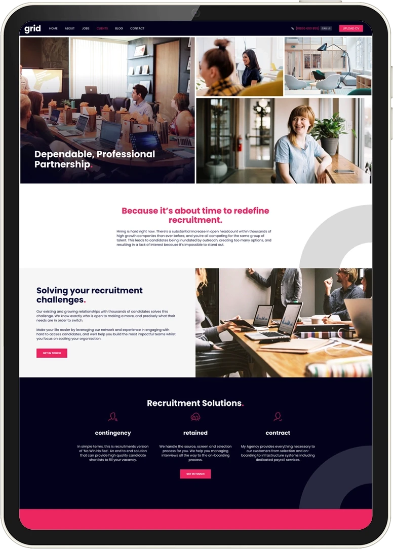 Recsite website template