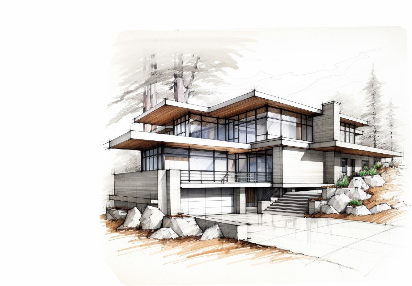 Наші послуги дозволяють вирішувати будь-які архітектурні задачі - від скетчу до сертифікації.