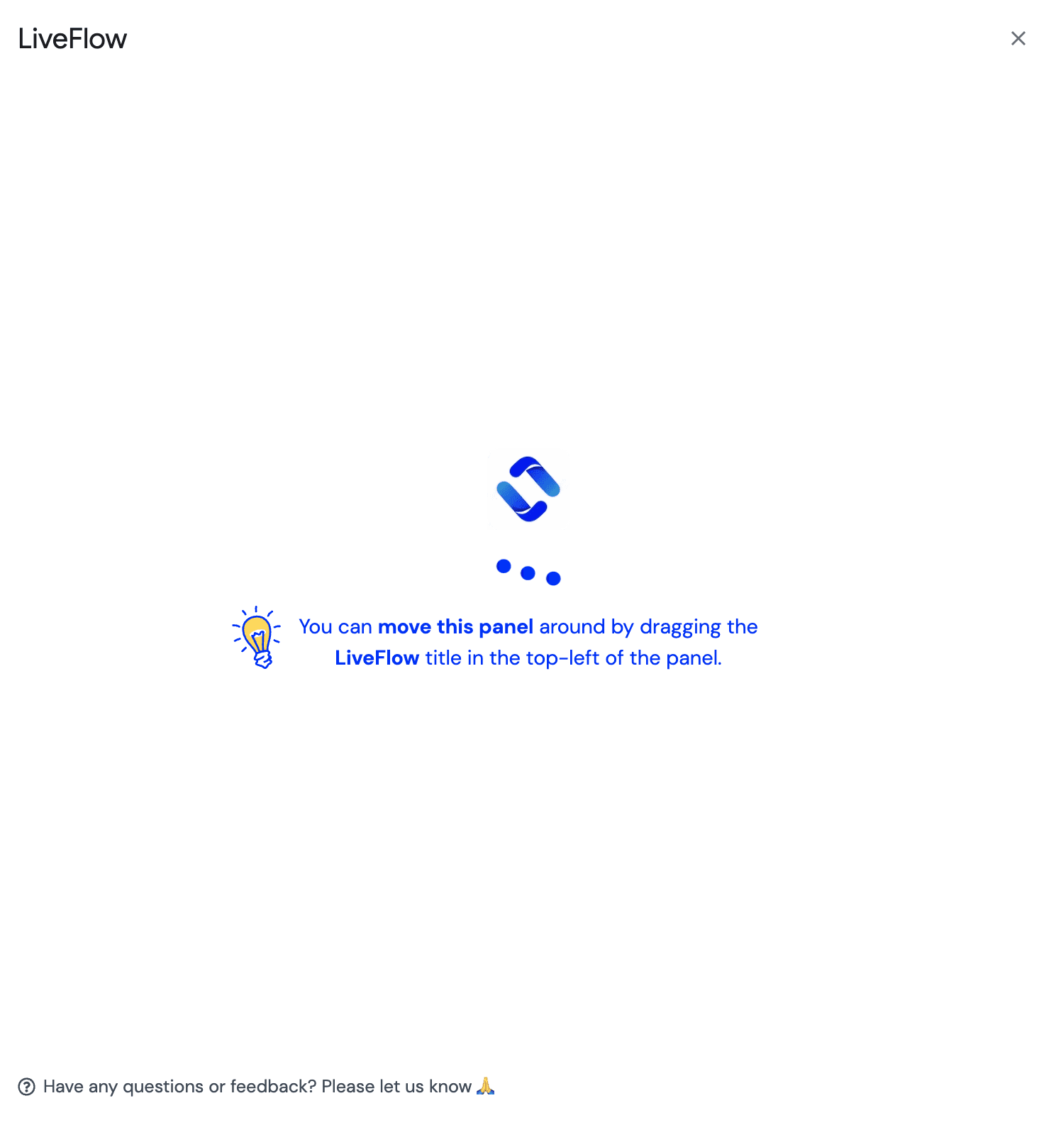 LiveFlow loading picture