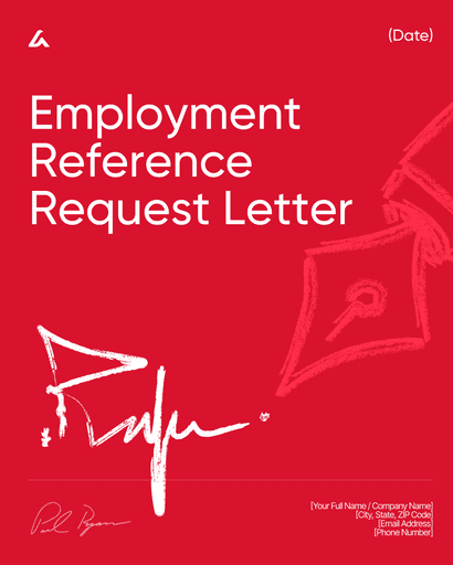 Employment Reference Request Letter