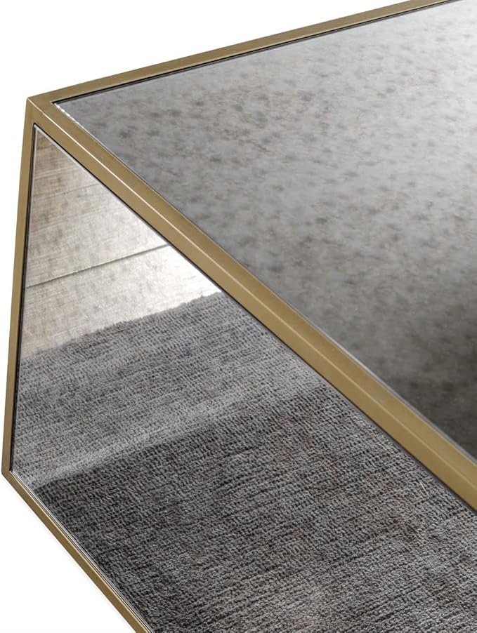 Stylish lana mirrored coffee table that enhances home decor with its premium build and aesthetic.