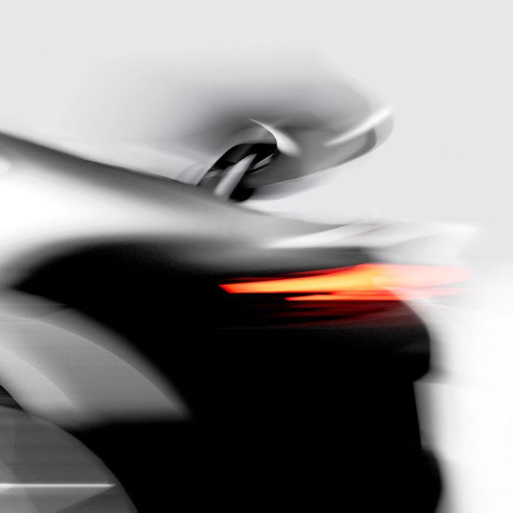 a car in motion blur