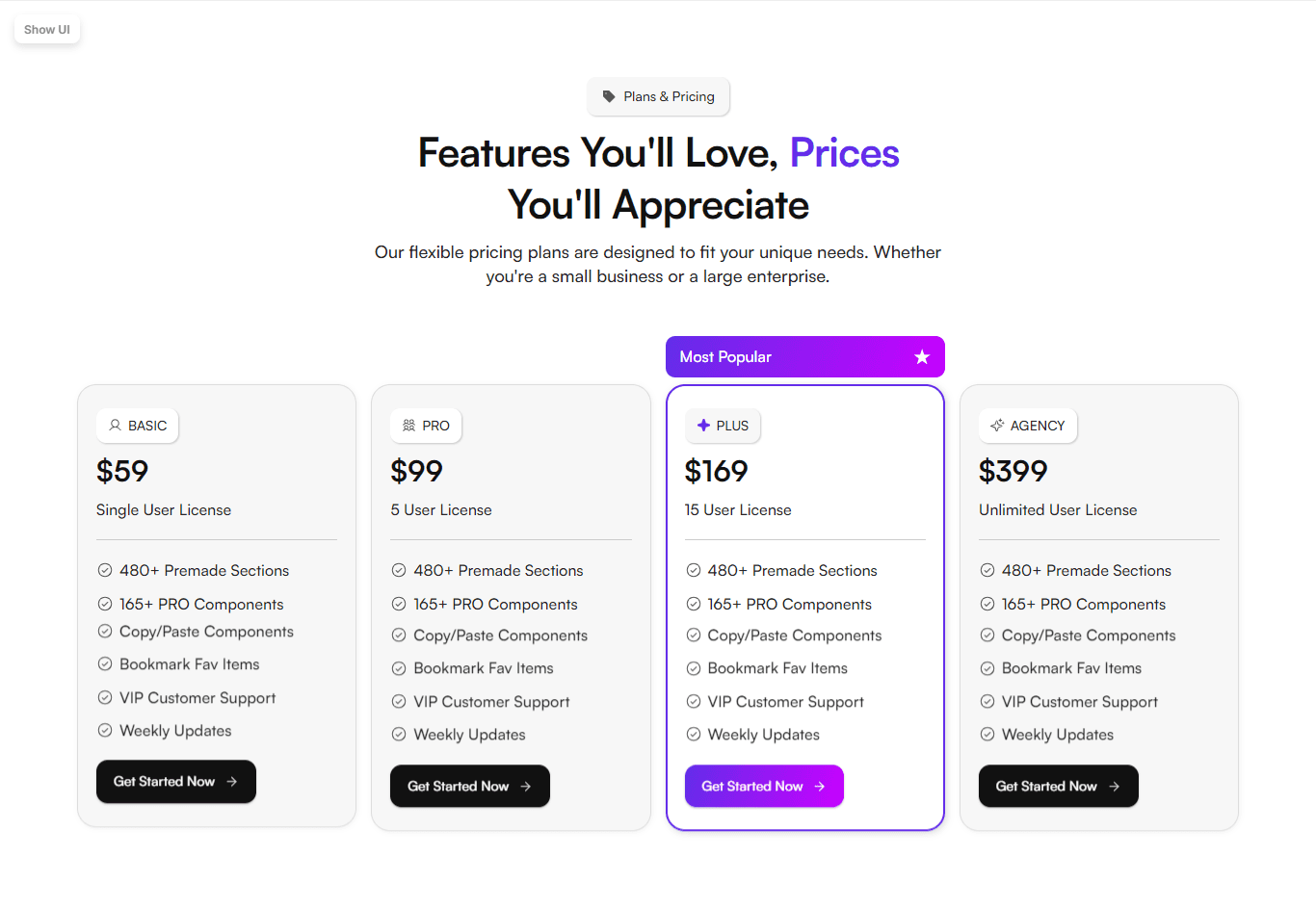 Framer Pricing Section v28