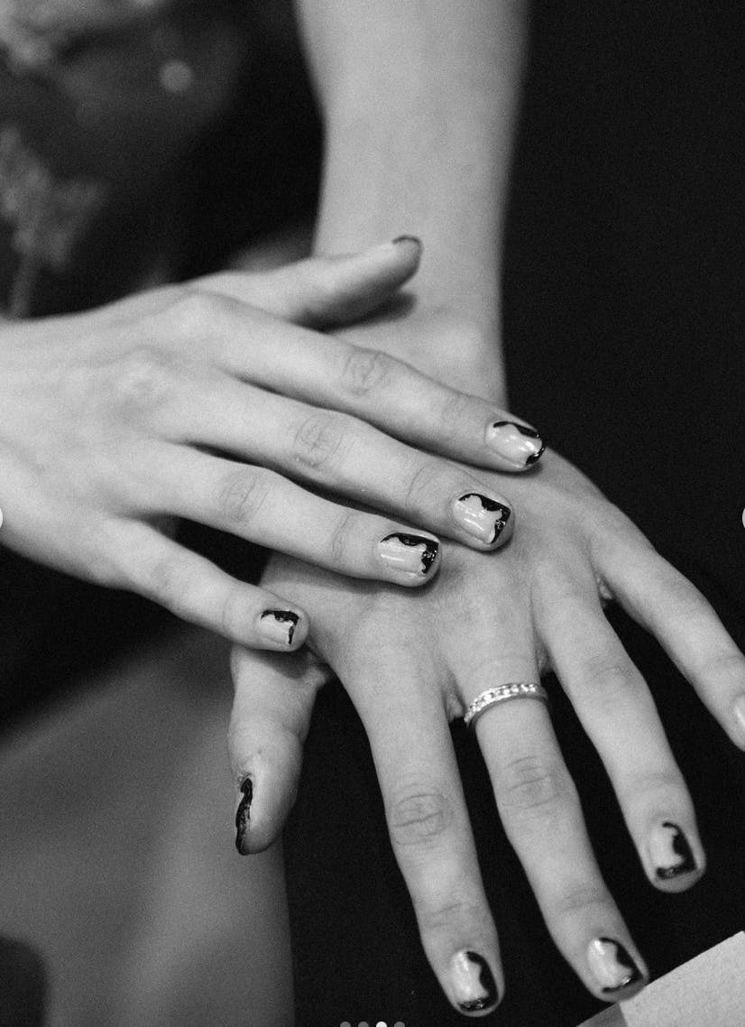 nails at London Fashion Week