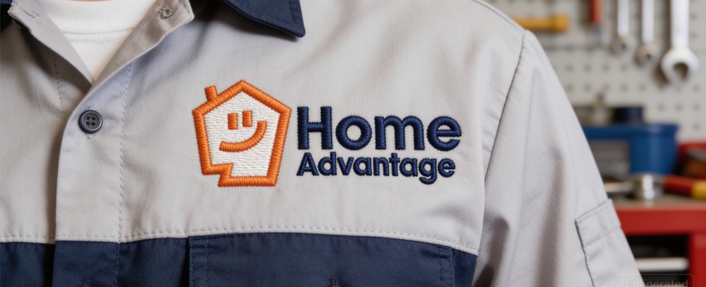 A Home Advantage engineer in branded uniform