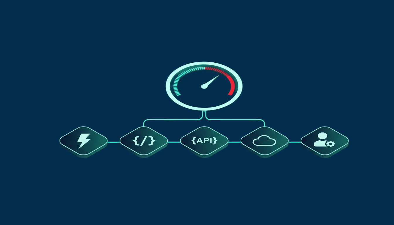Gauge showing levels of user engagement, with tags for high and low engagement percentages.