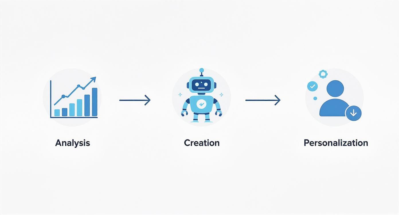 Infographic about data driven content marketing