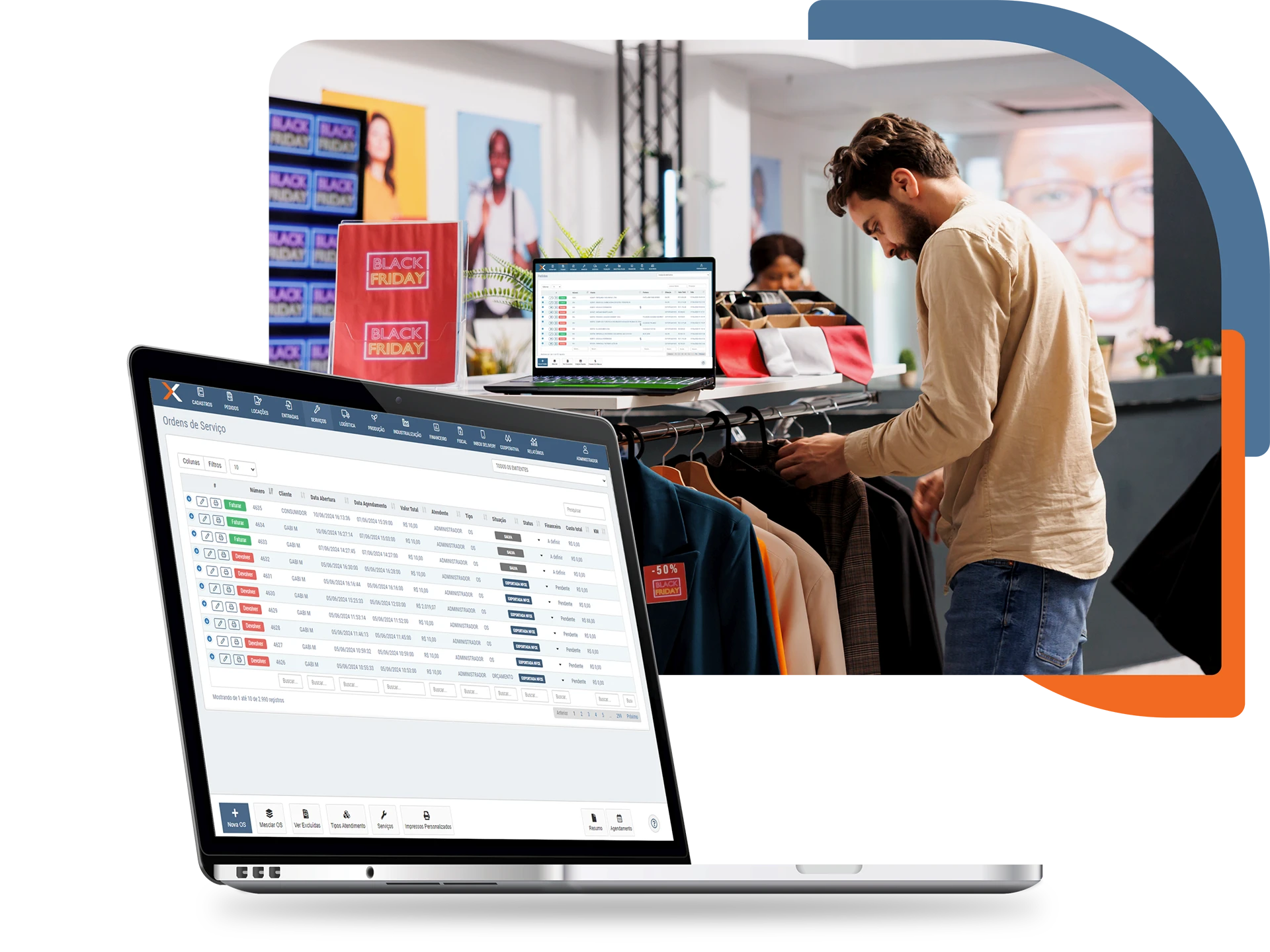 Transforme a gestão do seu comércio — Linvix